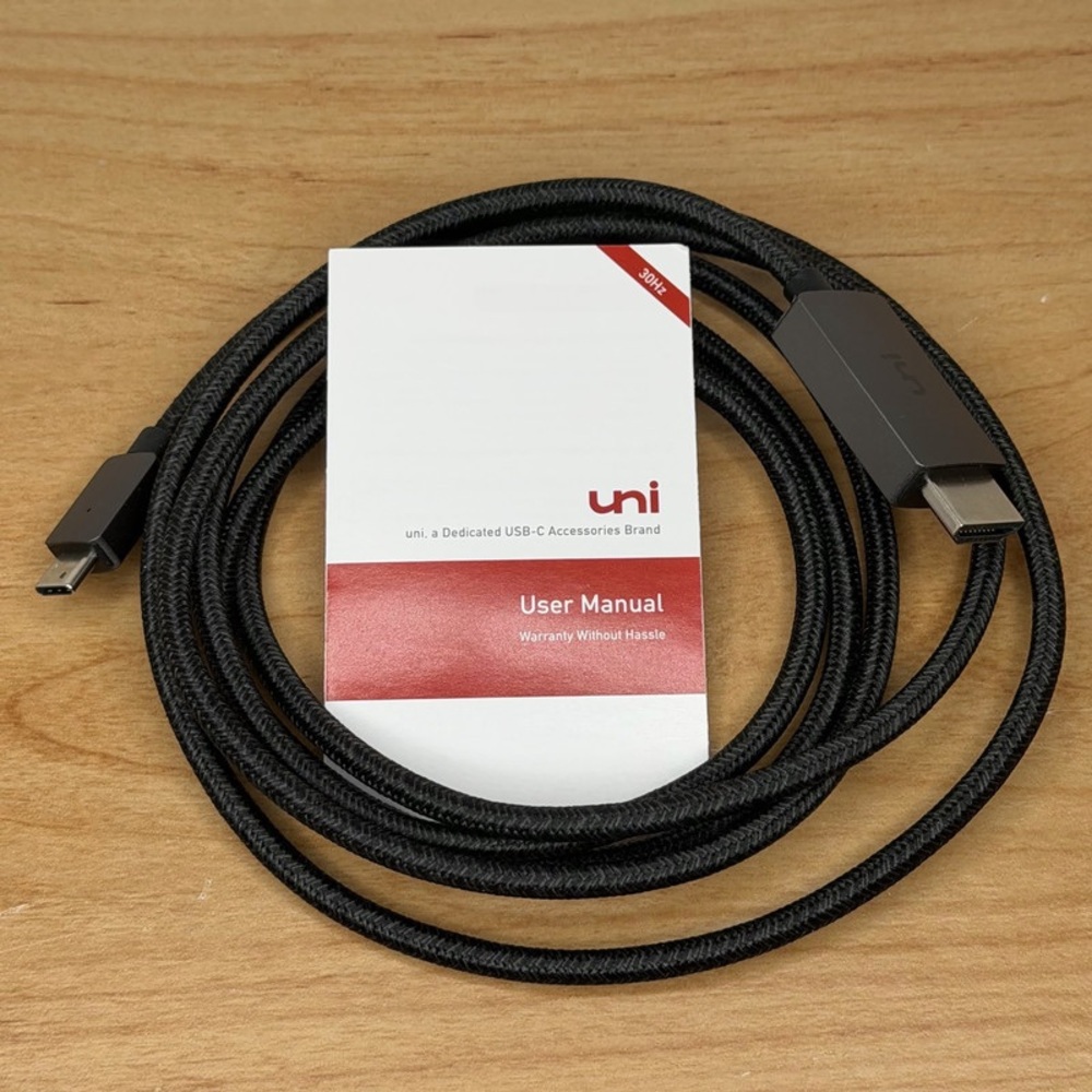 6 Ft USB-C to HDMI Cable 4K